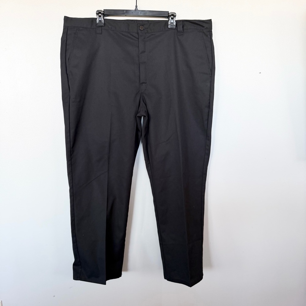 Genuine Dickies Men's Black Work Pants 44x30 Regular Fit Big &‎ Tall Plus Size